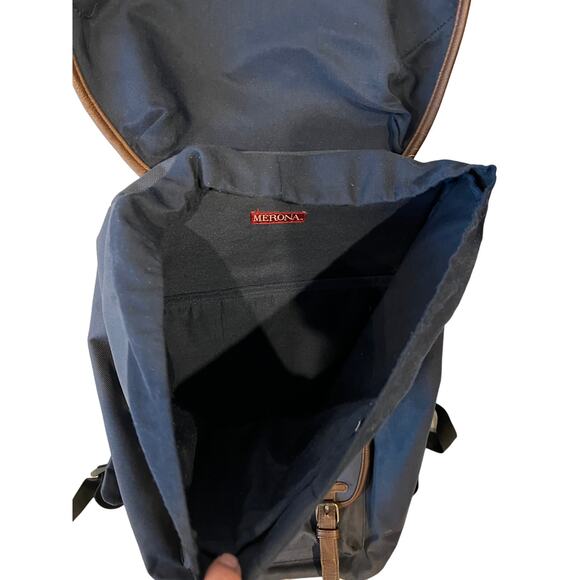 Merona Blue Top Loading Backpack - Picture 2 of 4